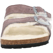 Birkenstock Arizona Shearling Faded Purple Kids Sandals