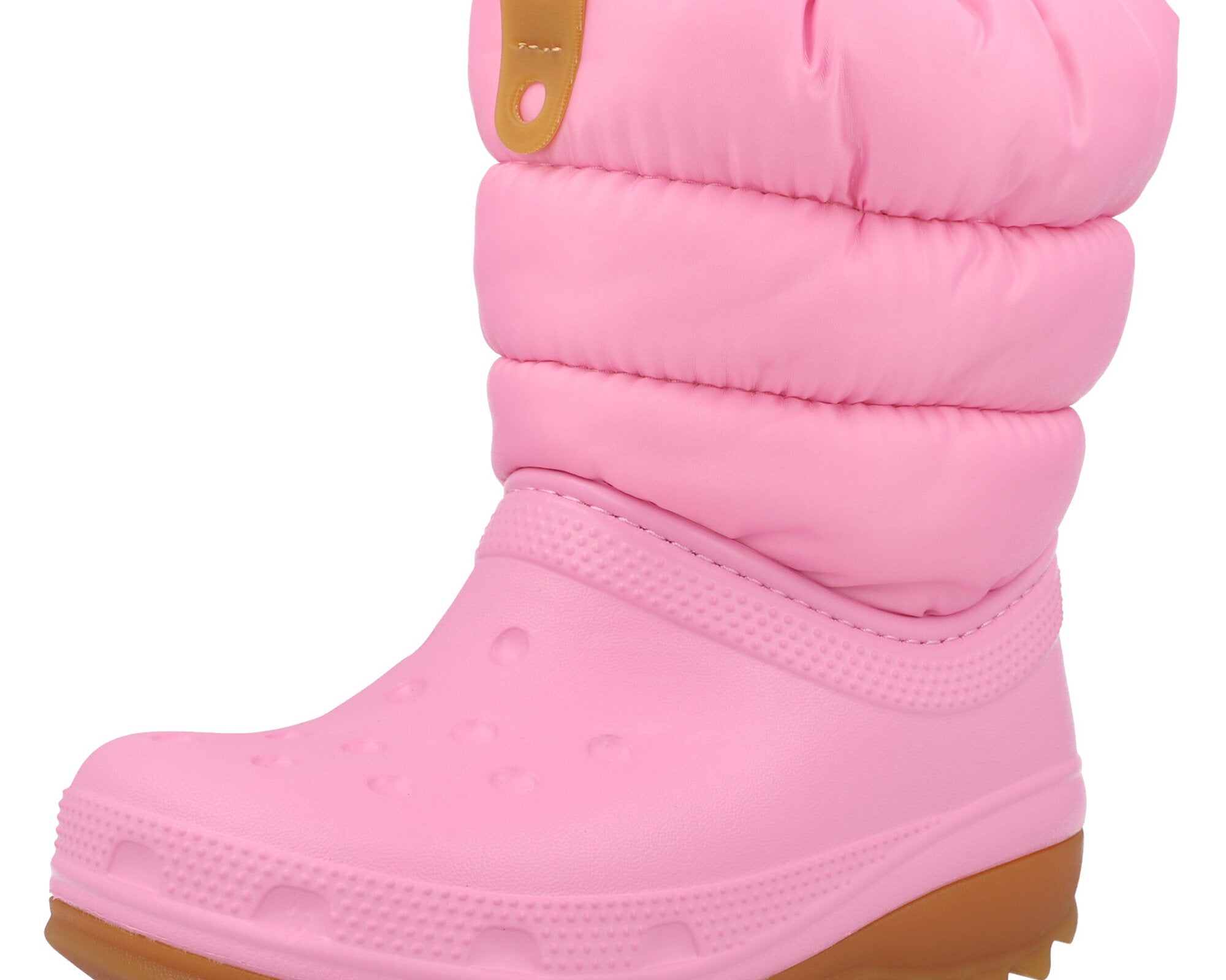 Crocs Kids Classic Neo Puff Pink Tweed Boots