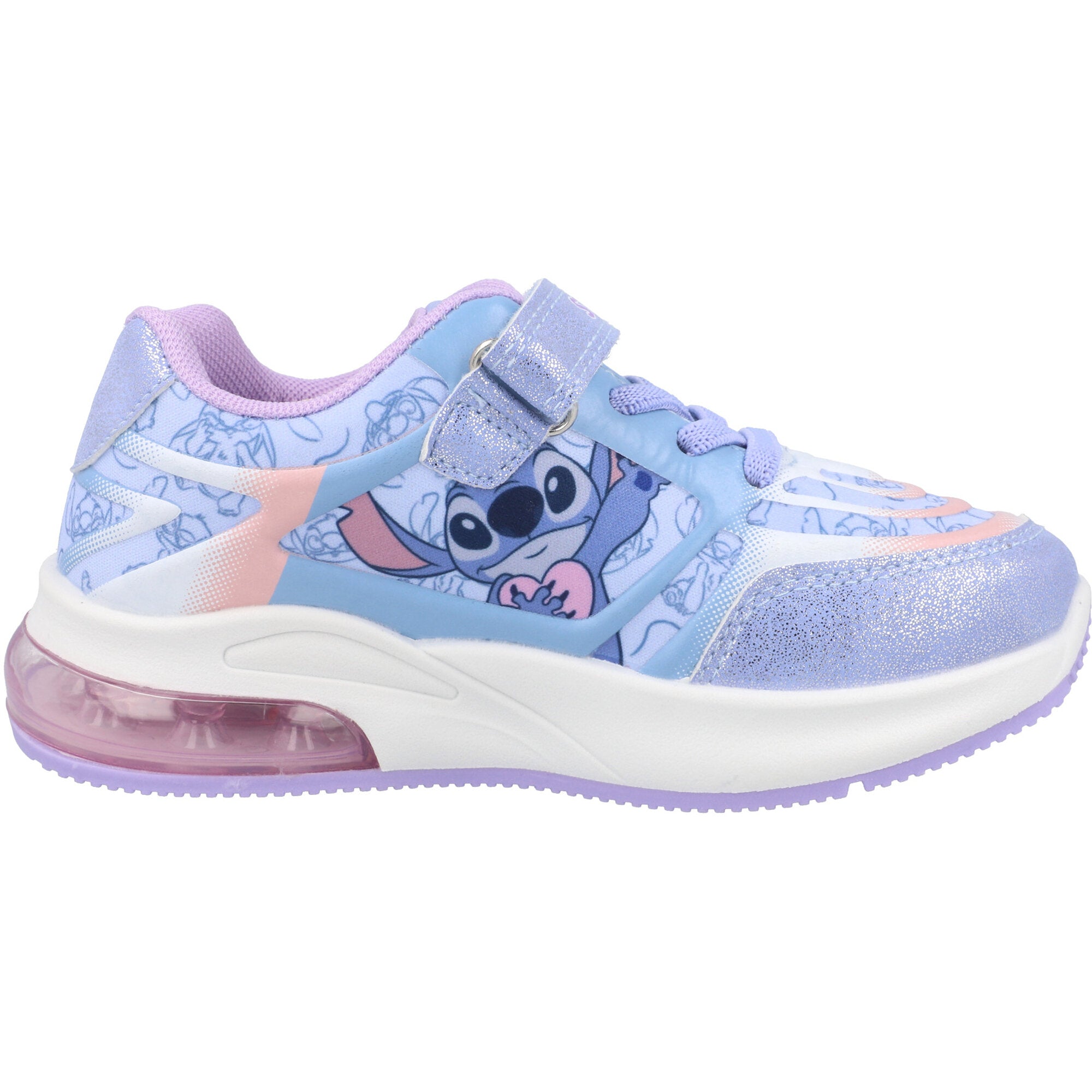 Disney Stitch Lights Trainer Purple GTI28584