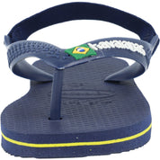 Havaianas Baby Brasil Logo II Navy Blue Flip Flops