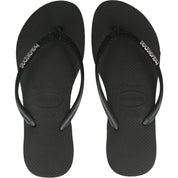 Havaianas Slim Sparkle Black Flip Flops