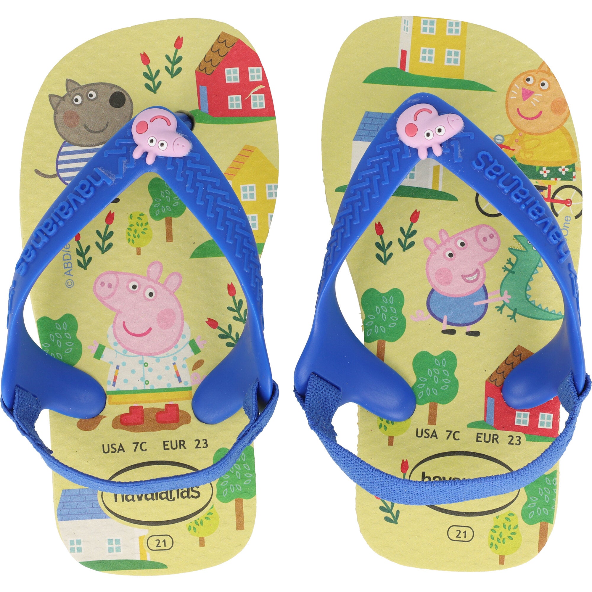 Havaianas Baby Peppa Pig Lemon Yellow Flip Flops