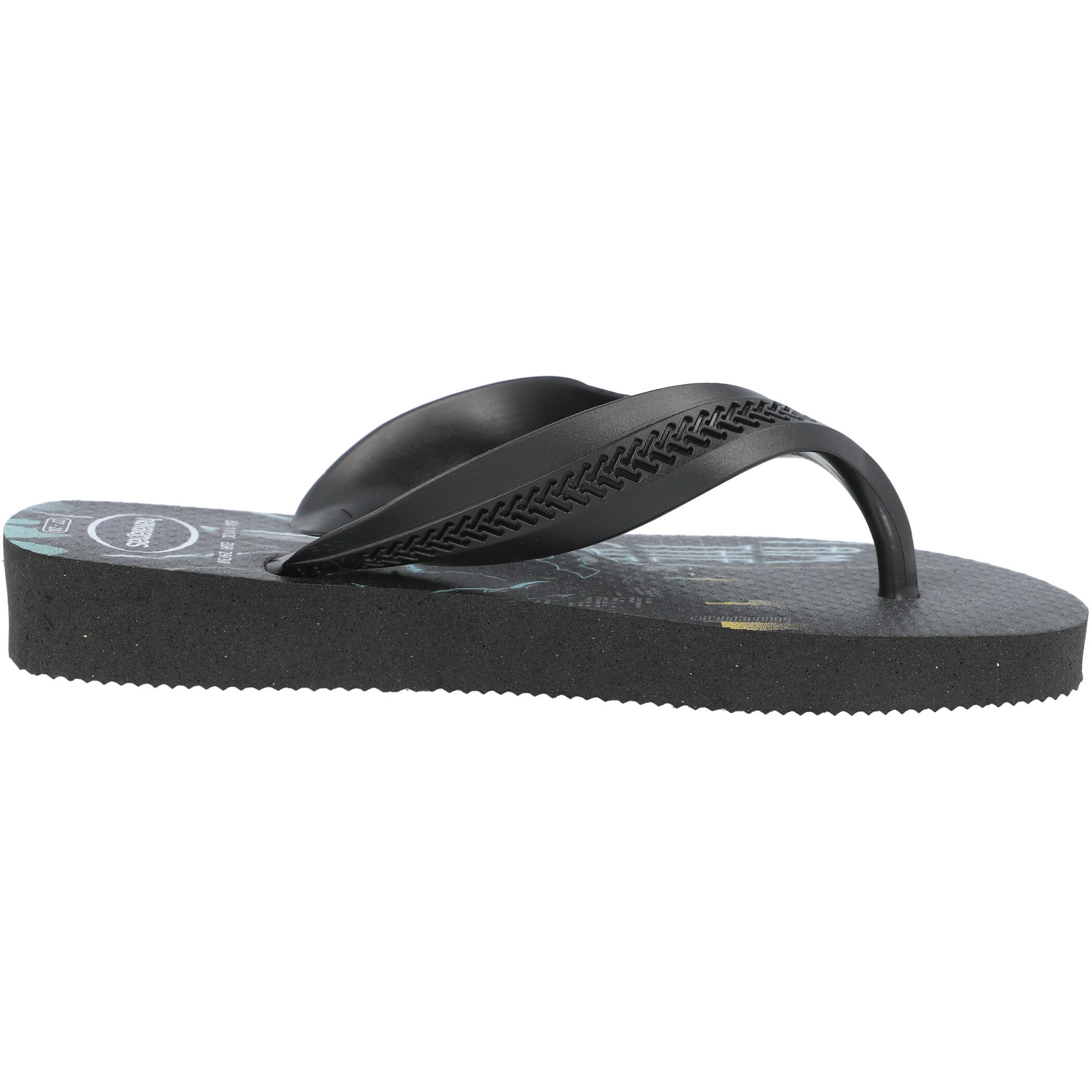 Havaianas Kids Max Heroes Black Flip Flops