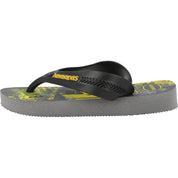 Havaianas Kids Max Heroes Steel Grey Flip Flops